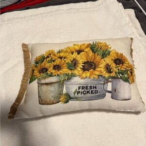 Sunflower Decorative Pillow